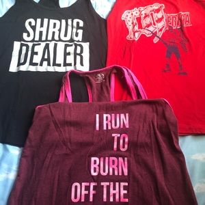 4 gym/CrossFit tanks!